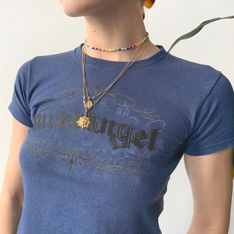 Vintage Patch Embroidered T-shirt