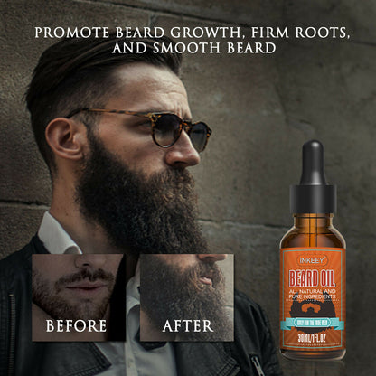 Aceite de barba para hombres, aceite para el crecimiento del cabello, suero para el cuidado del bigote, humectante creciente, EE. UU.