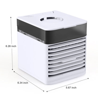 4 In 1 Personal Portable Cooler AC Air Conditioner Unit Air Fan Humidifier 4 In 1 Upgraded Portable Air Conditioner Cooling Fan 3 Speed Home Office Tent