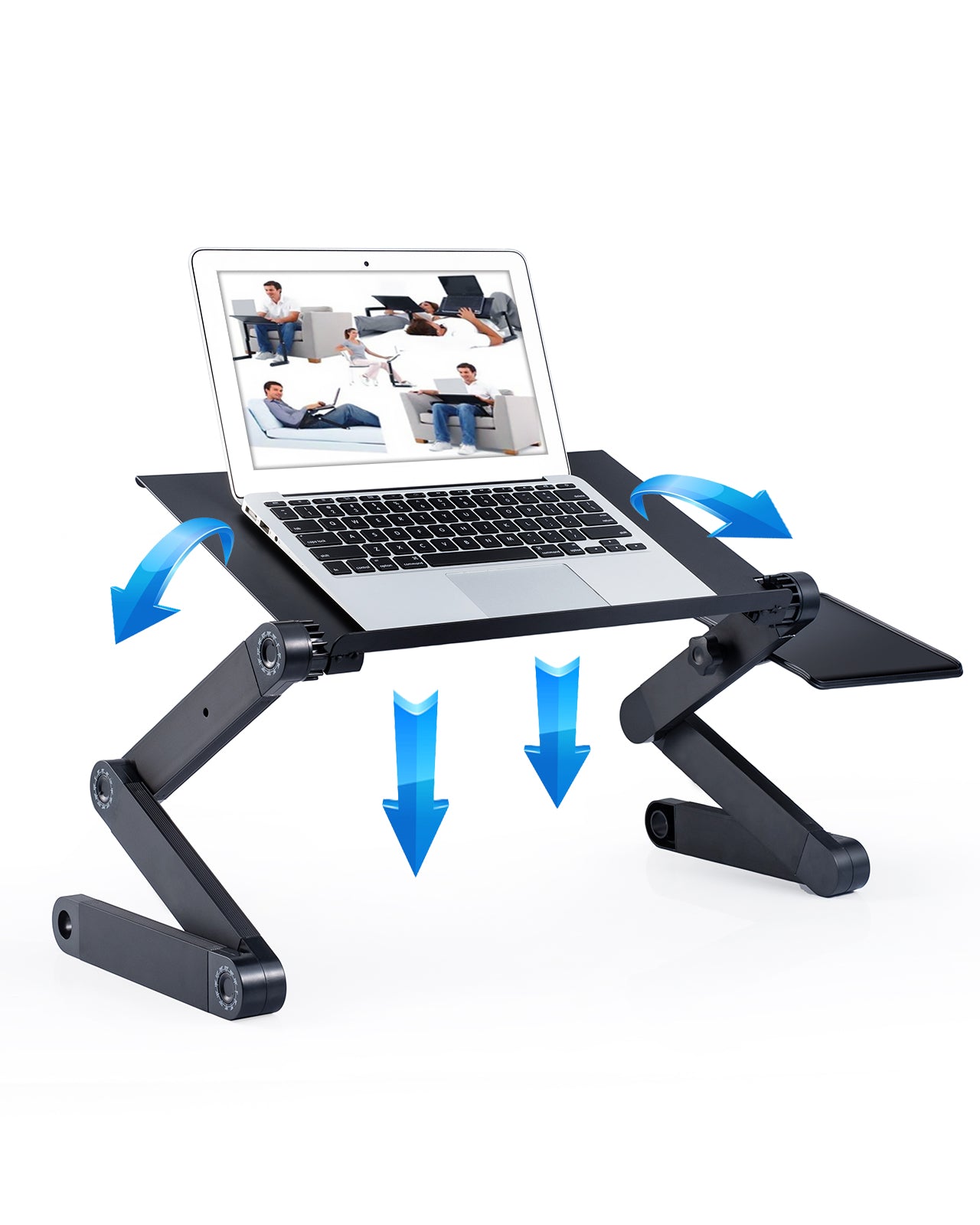 Adjustable Laptop Stand,with 2 CPU Cooling USB Fans