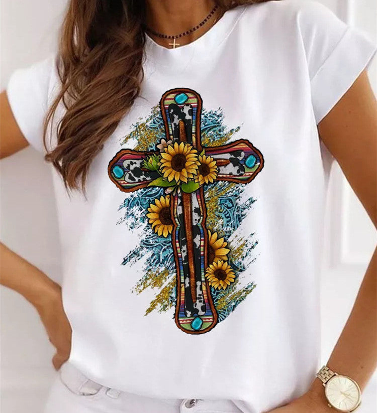 Camiseta del día de San Valentín con estampado informal.