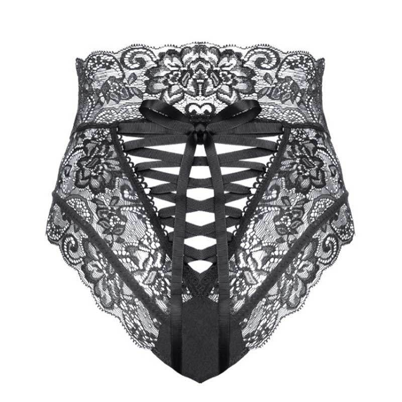 Women's High Waist Hips Hollow Out Briefs