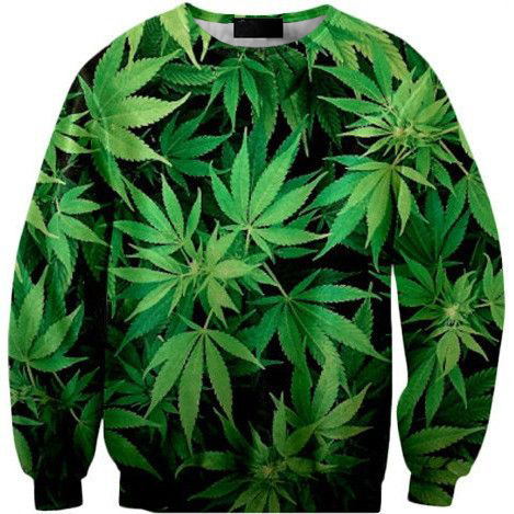 Green Maple Leaf Sweatshirt Set