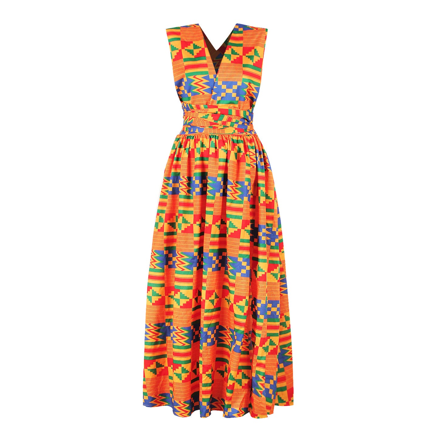 Beautiful Nubian Print Maxi Dresses