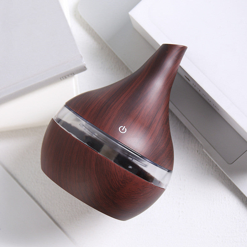 Wood grain tip humidifier air purifier