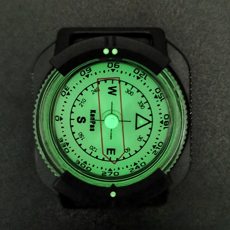 Diseño de reloj Brújula para exteriores 