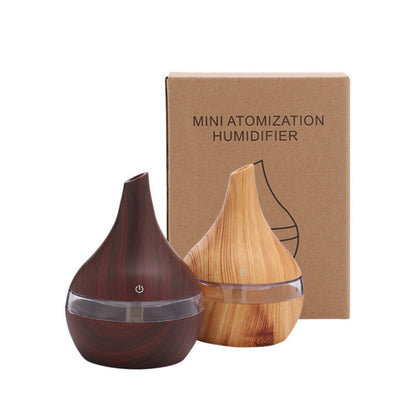 Purificador de aire humidificador con punta de veta de madera