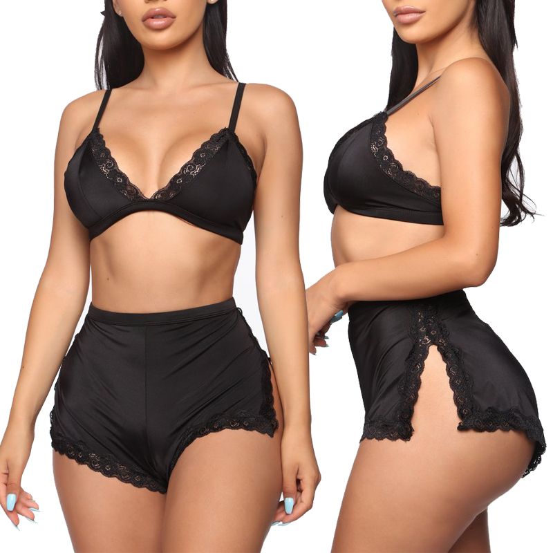 Sexy Sleepwear Lingerie Lace Bra Set