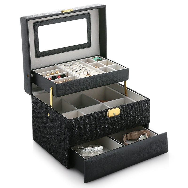 Flannel Storage Jewelry Box Jewelry Tray