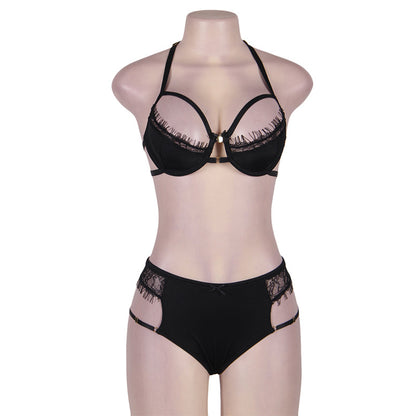 Naughty Lingerie Lace Three-point Bra Set