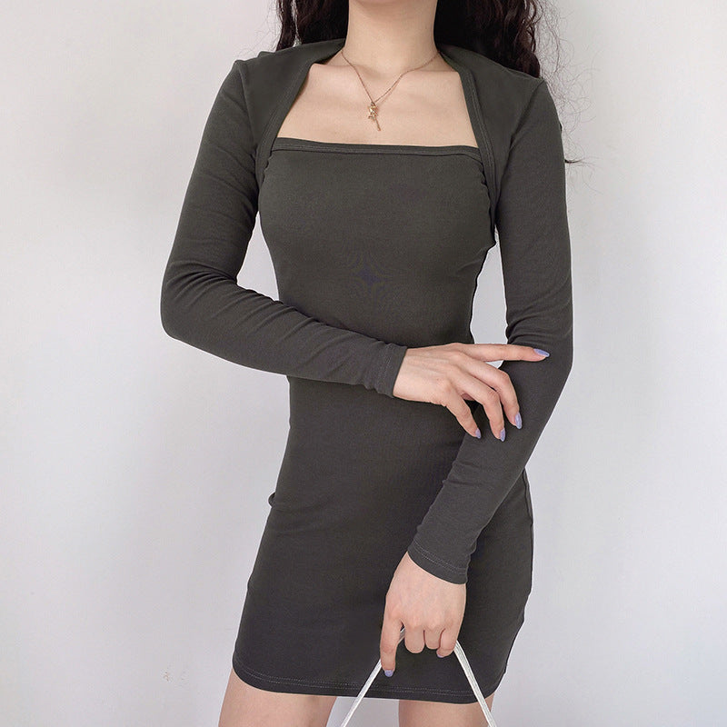 Sexy Show Chest Halterneck Dress