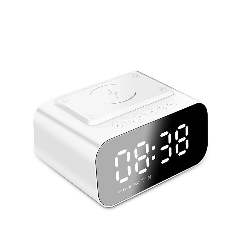 Wireless Charging Bluetooth Speaker Led Alarm Clock