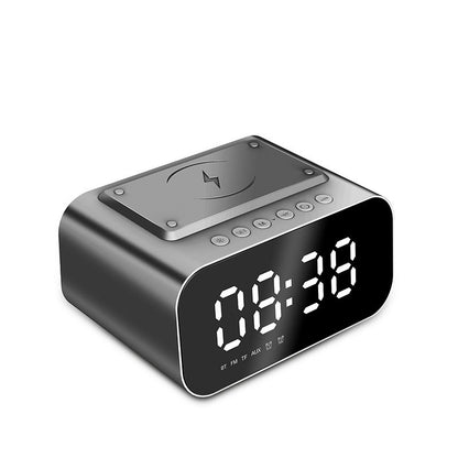 Wireless Charging Bluetooth Speaker Led Alarm Clock