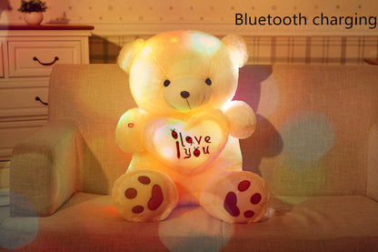 Valentine's Day Music Glowing Cuddle Bear