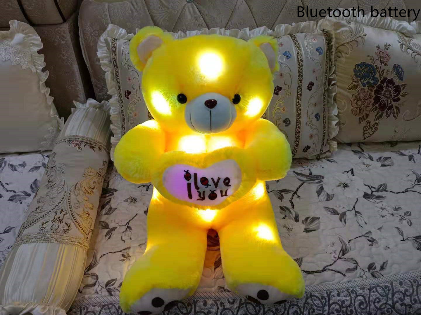 Valentine's Day Music Glowing Cuddle Bear