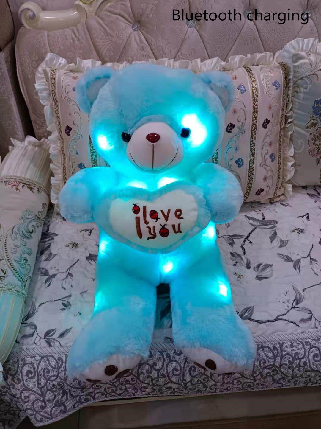 Valentine's Day Music Glowing Cuddle Bear