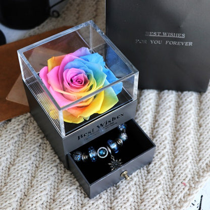 Eternal Flower Rose Jewelry Box