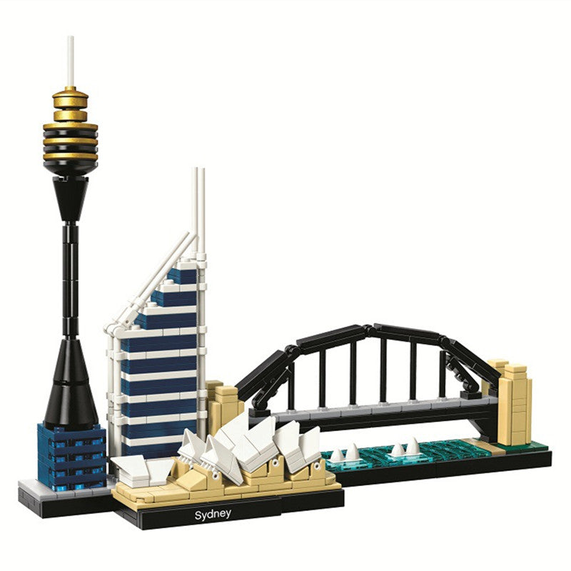 Architecture Paris Dubai London Sydney Chicago Shanghai Building Blocks Kit