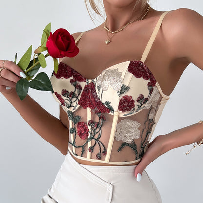 Women's High-End Design Embroidered Vest