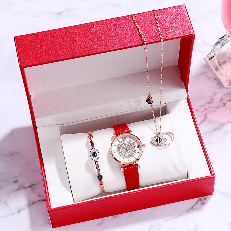 Set de regalo de reloj de mujer para el día de San Valentín