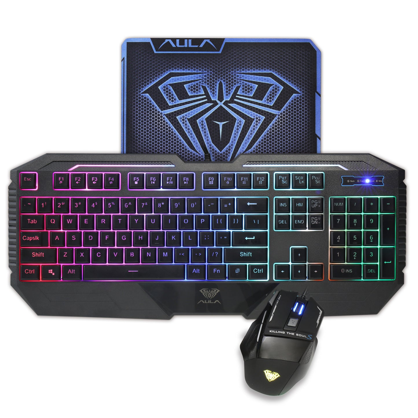 Backlit Keyboard & Mouse Set