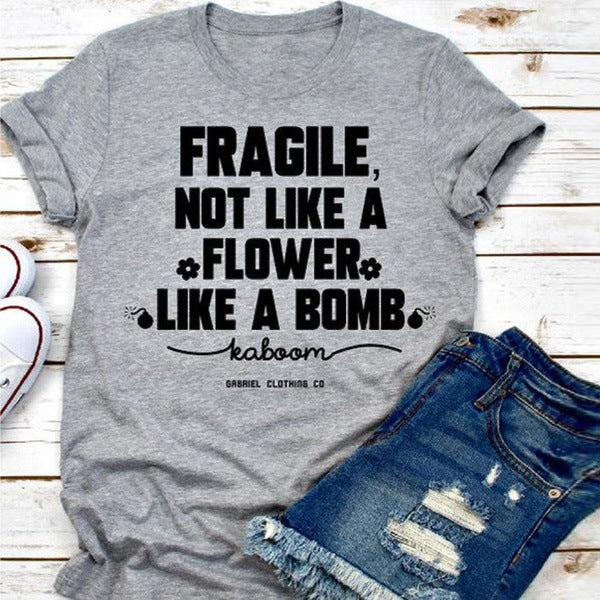 "Cute Bomb" Women's Short Sleeved T-shirts