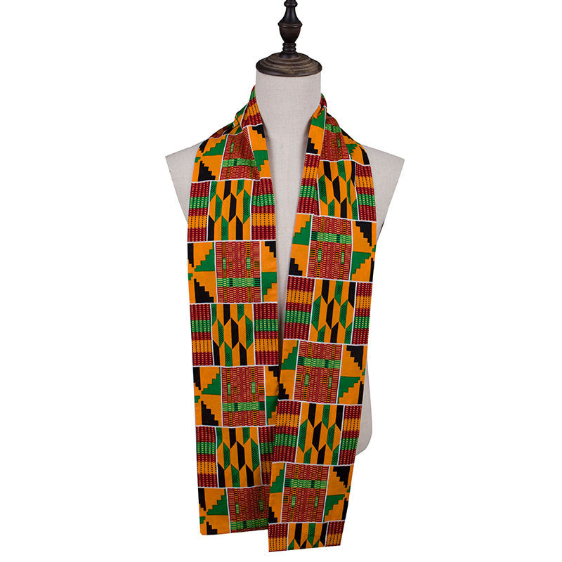 African ethnic scarf