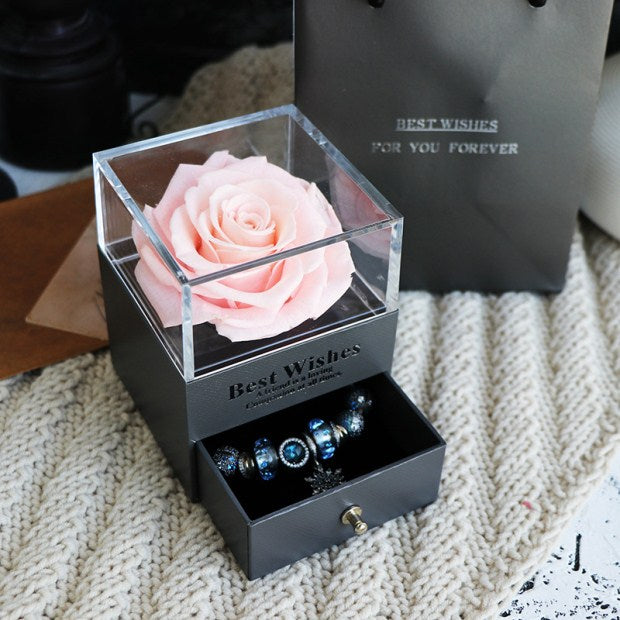 Eternal Flower Rose Jewelry Box