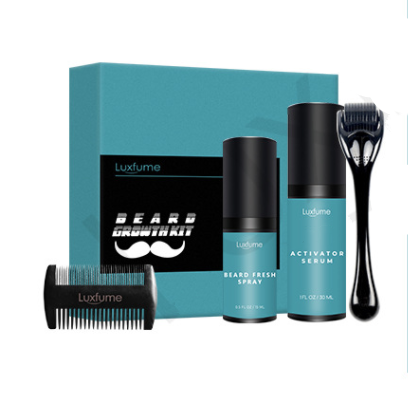 Set para el cuidado de la barba líquido para el crecimiento de la barba