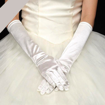 Wedding Dress Banquet Holiday Gloves Multicolor