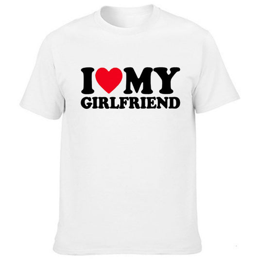 I Love My Girlfriend Men's Valentine's Day T-shirt