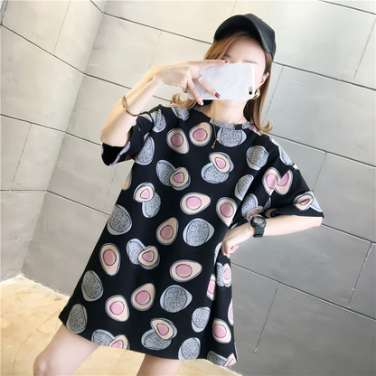 Avocado Photo Casual  Loose Fit T-shirt