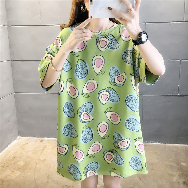 Avocado Photo Casual  Loose Fit T-shirt