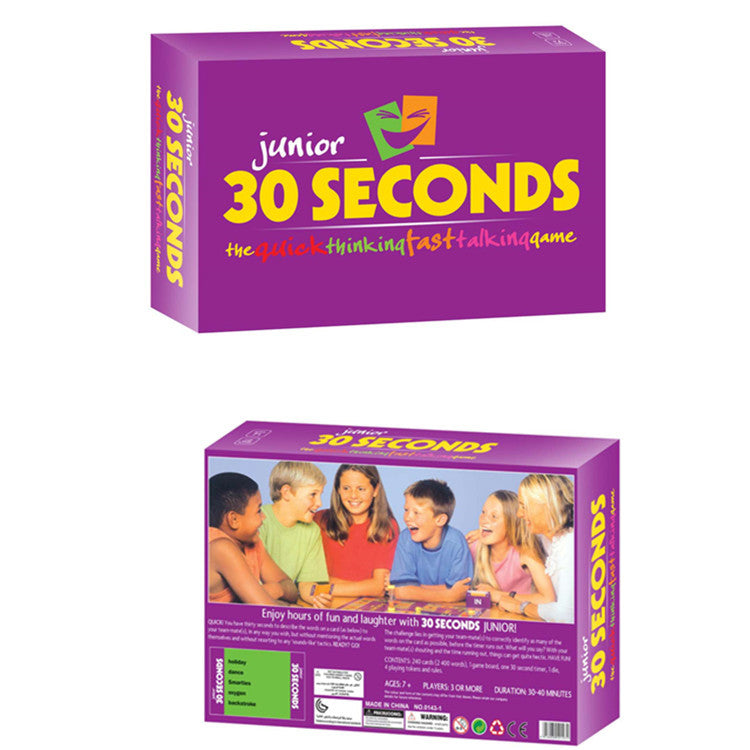 Crazy 30 seconds English game