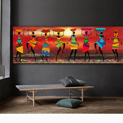 African women dancing oil painting