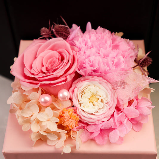 Rose Carnation Gift Box