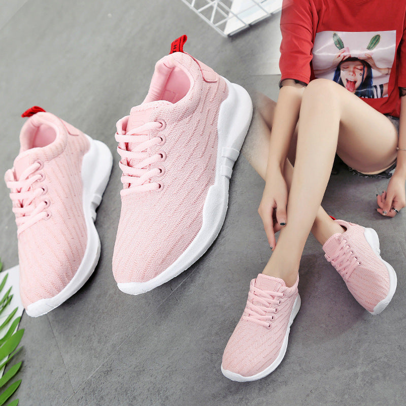 Sport Style Breathable Knitted Sneakers