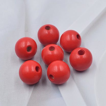 20pcs Valentine's Day Red Heart-Shaped Bead Set