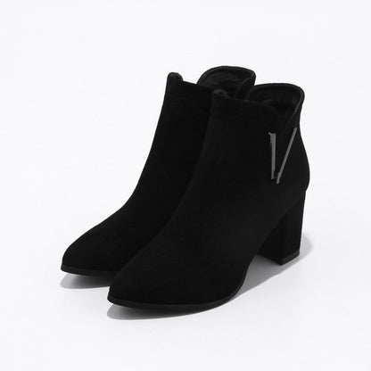 Wild Design Chunky Heel Boots