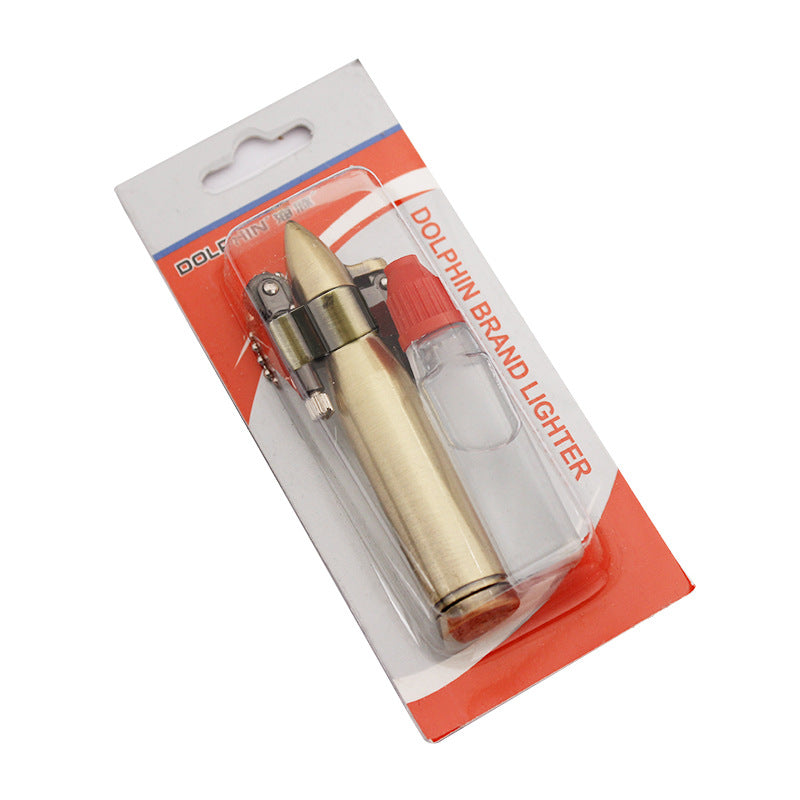 Metal Smoking Set Small Grinding Wheel Lighter