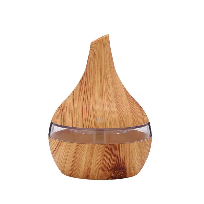 Purificador de aire humidificador con punta de veta de madera