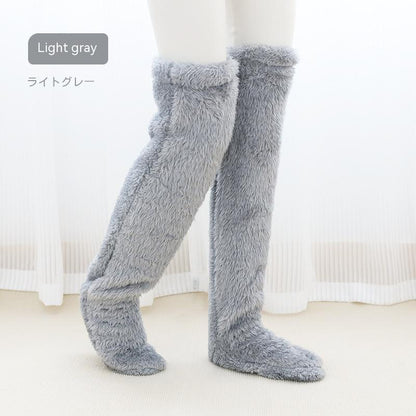 Over Knee High Fuzzy Long Socks