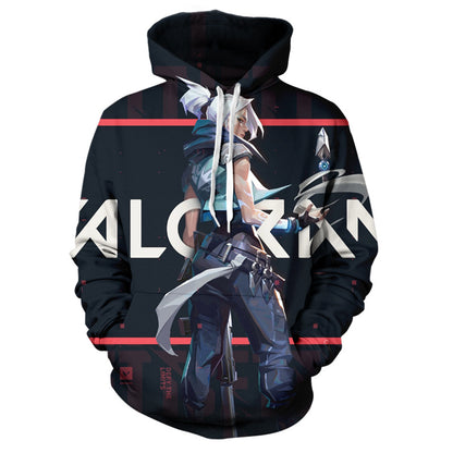 Valorant Game Surrounding Character Hoodie