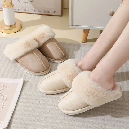 Winter Warm Plush Home Slippers