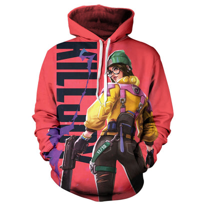 Valorant Game Surrounding Character Hoodie