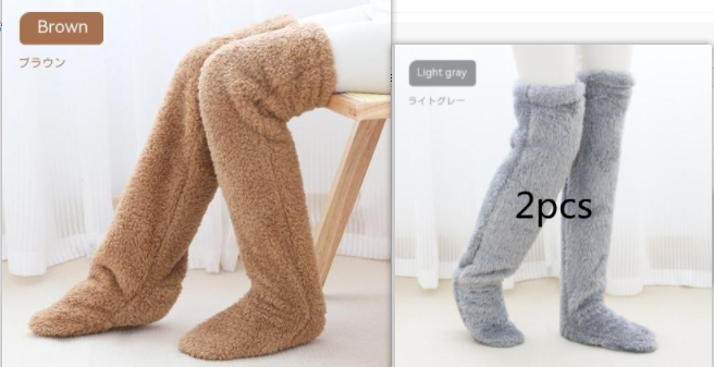 Over Knee High Fuzzy Long Socks