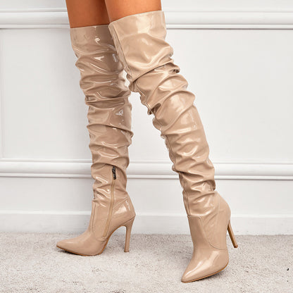 Knee High Long  High Heel Party Boots