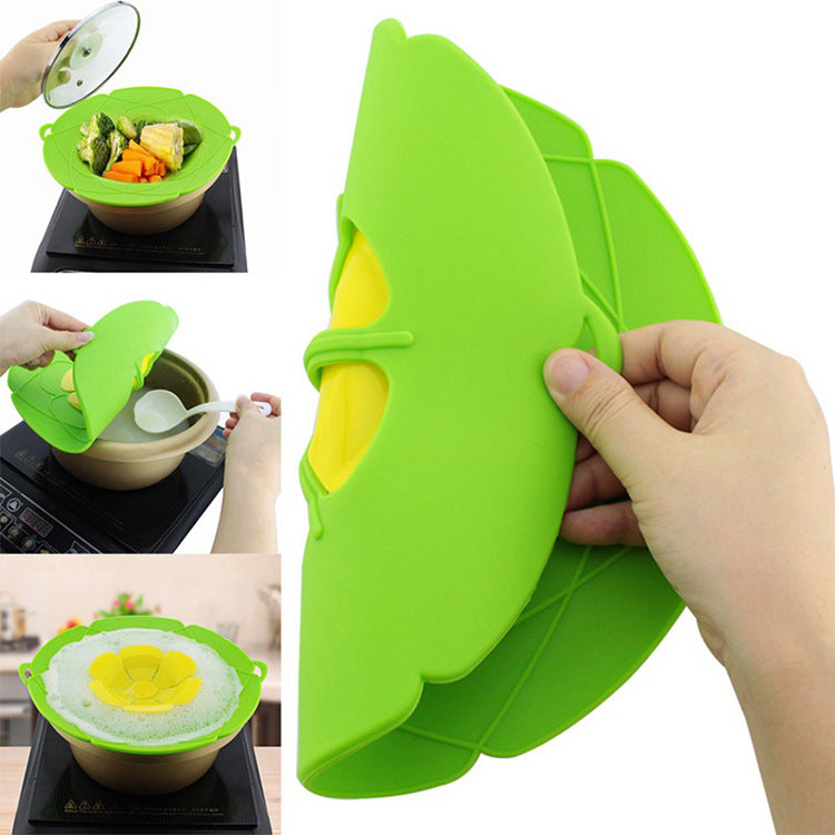 Anti-splash Oil Silicone Anti-overflow Lid