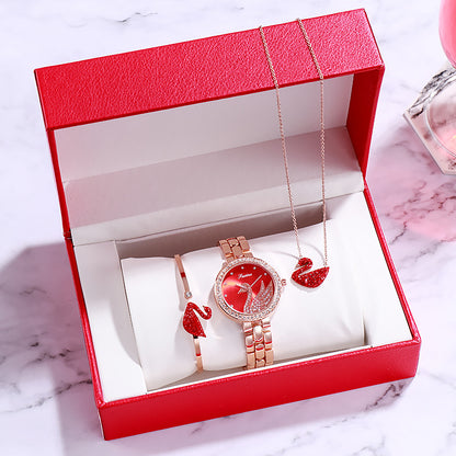 Set de regalo de reloj de mujer para el día de San Valentín