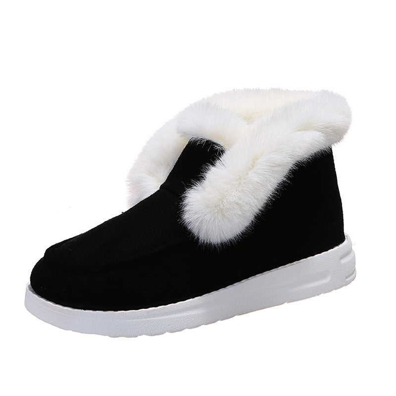 Warm Plush Fur Ankle Boots Women